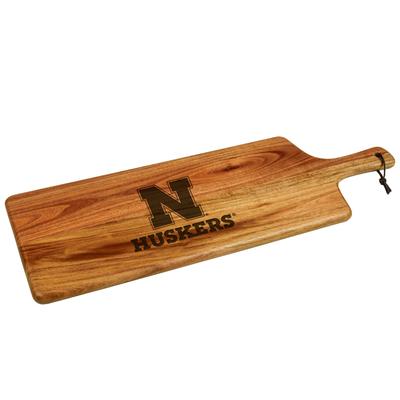 NCAA Nebraska University Cornhuskers Bamboo Cheese & Charcuterie Board