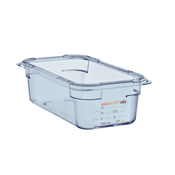 Araven GN1/4 ABS Lebensmittelbehälter blau 100mm Image