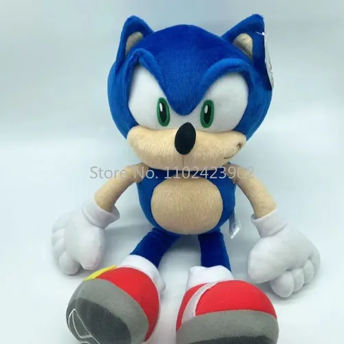 40cm original Sonic Plüsch tier blau Schatten Sonico Peluche weiche Stofftiere Baumwolle Anime
