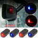4-1PCS luce di sicurezza finta per auto allarme fittizio simulato ad energia solare avvertimento Wireless lampada di avvertenza antifurto luci lampeggianti a LED