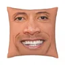 Juste de coussin en polyester The Rock Face Dwayne pour canapé taie d'oreiller décorative pour la