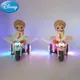 Tricycle électrique Disney Frozen Elsa Princess projection rotative avec lumière et musique dessin