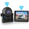 Mhcabsr wifi kabellose rückfahr kamera mit 3,5 zoll lcd ahd monitor ip68 wasserdichtes auto rückfahr kamera kit für auto lkw