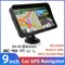 Navigazione GPS per auto 9 pollici Touch Screen navigatore GPS camion parasole Sat Nav 256M + 8G