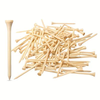 120pcs Wooden Golf Tees - Sustainable Golf Accessories