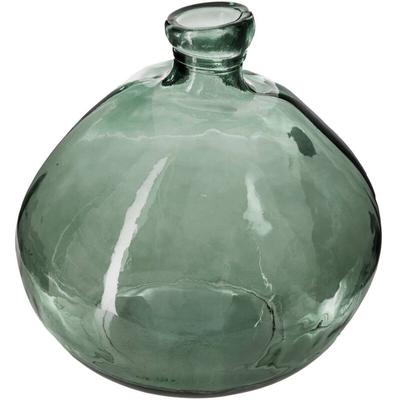 Vase Dame Jeanne - recyceltes Glas - khakigrün d 33 cm Atmosphera Créateur D'intérieur