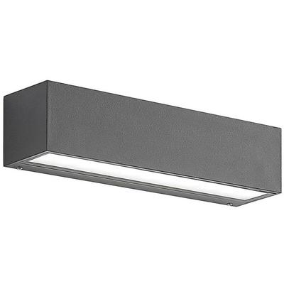 Lucande - led Wandleuchte außen 'Lengo' aus Aluminium von Image