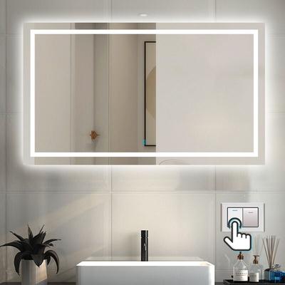 LED Badspiegel mit Beleuchtung Badezimmer Spiegel mit 3 Lichtfarbe Dimmbar Beschlagfrei