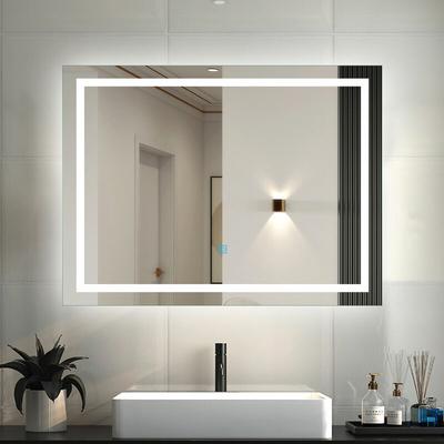 Duschparadies-de - led Badspiegel mit Beleuchtung Badezimmer Spiegel mit 3 Lichtfarbe Dimmbar