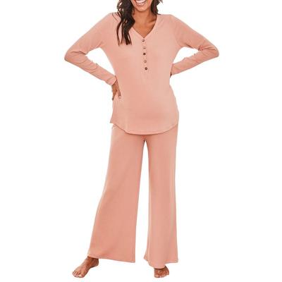 Isabelle Nursing/maternity Pajamas & Baby Gown Set