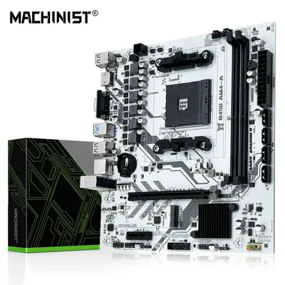 MACHINIST B450 Motherboard AMD Processor Dual-channel DDR4 Memory AM4 Mainboard M.2 NVME (Supports