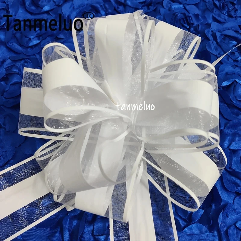 10PCS Flower Car Gifts Wedding Pull Bow Ribbons Wrap Packing Valentines Day Birthday Events Party Supplies Valentine Bowknot