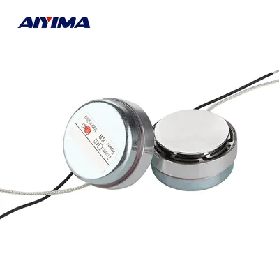 AIYIMA 2Pcs 30MM Vibration Resonance Speaker 8 Ohm 8W Mini Full Range Speakers DIY Home Theater