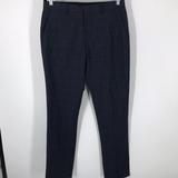 J. Crew Pants | J. Crew Ludlow Slim-Fit Glen Plaid Suit Pant In Italian Wool-Linen Size 31 | Color: Blue | Size: 31