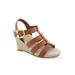 Women's Paige Wedge by Aerosoles in Tan Pewter Leather (Size 8 M)