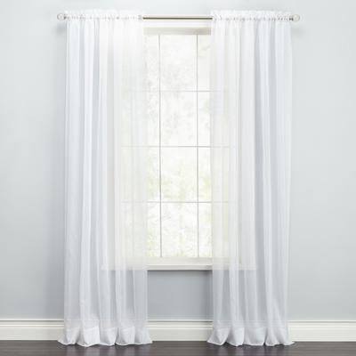 BH Studio Sheer Voile Rod-Pocket Panel Pair by BH ...