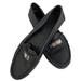 Coach Shoes | Coach Sz 7 Womens Fredrica Flat Leather Black Pebble Loafer Shoes Logo Euc 6889 | Color: Black | Size: 7