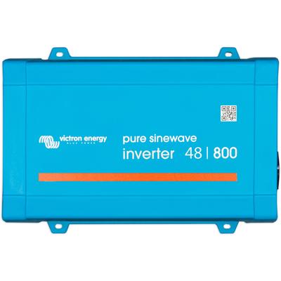 Wechselrichter VICTRON ENERGY "»Inverter Victron Phoenix 48/800 VE.direct Schuko«", blau, B:21,6cm H:10,5cm L:30,5cm, Aluminium, Wandler