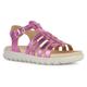 Sandale GEOX "J SANDAL SOLEIMA GIR" Gr. 35, pink (fuchsia) Kinder Schuhe Sommerschuh, Riemchensandale, Sandalette, mit Schnallenverschluss