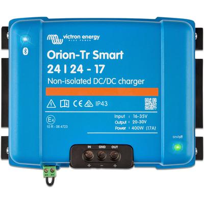 Wandler VICTRON ENERGY "»DC/DC Converter Victron Orion-Tr Smart 24/24-17 non-iso«", blau, B:18,6cm H:7cm L:13cm, Aluminium, Wandler