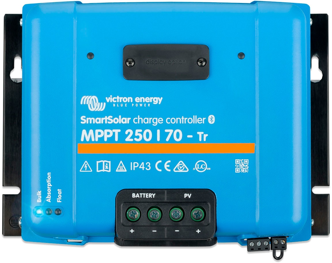 Solarladeregler VICTRON ENERGY "»Solar Charge Controller MPPT Victron SmartSolar 250/70-Tr«", blau, B:18,5 H:25 T:9,5, Aluminium, Spannungsregler Image