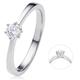 Diamantring ONE ELEMENT "0.2 ct Diamant Brillant Ring aus 950 Platin" Fingerringe Gr. 50, Platin 950-Diamanten, silberfarben (silber) Damen Diamantringe