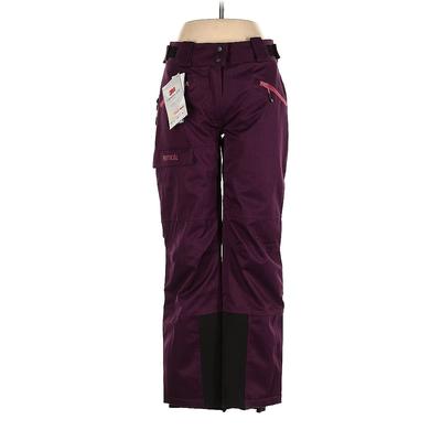 Vertical Athletics Snow Pants - High Rise: Purple Activewear - Women's Size 38
