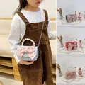 Mode Bowknot Umhängetaschen für Kinder Mini Cross body Geldbörsen süße Mädchen Perlen Handtaschen