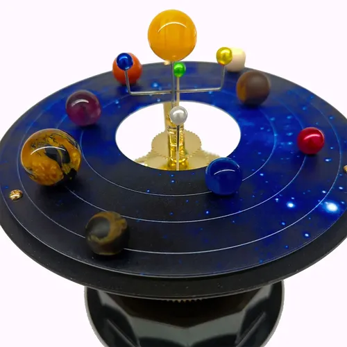 Eisen Retro Grand Orrery Modell Sonnensystem 3d Wissenschaft Kunst Turm Sonnensystem Modell für zu