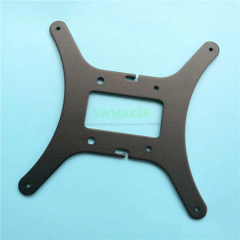 Neue Schwarz Ender-3 Brutstätte Y Wagen Platte Für Creality Ender-3 ender-3s Ender-3 pro 3D Drucker Erhitzt Bett 2040 Aluminium profil Image