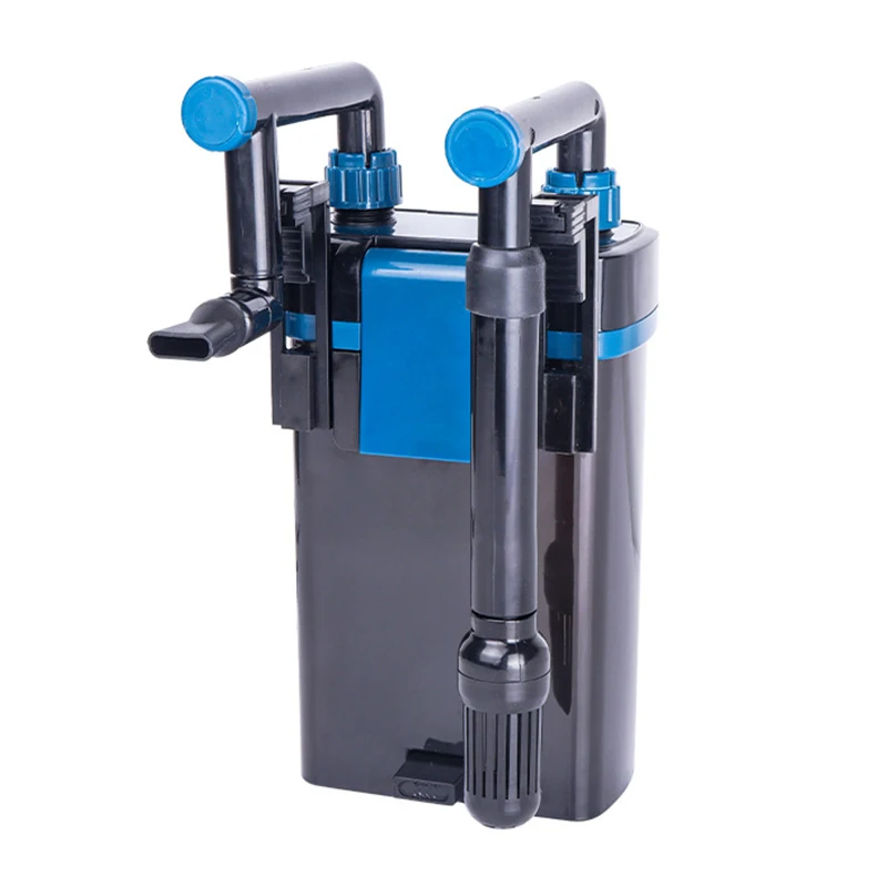 Aquarium Filter Externe Ultra Silent Hängen Fisch Tank Filter System Kanister Wasser Pumpe mit Schwamm Skimmer 4,5 W 5W 220V Image