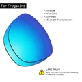 SmartVLT – lunettes de soleil polarisées verres de remplacement pour Oakley Frogskins - Ice Blue