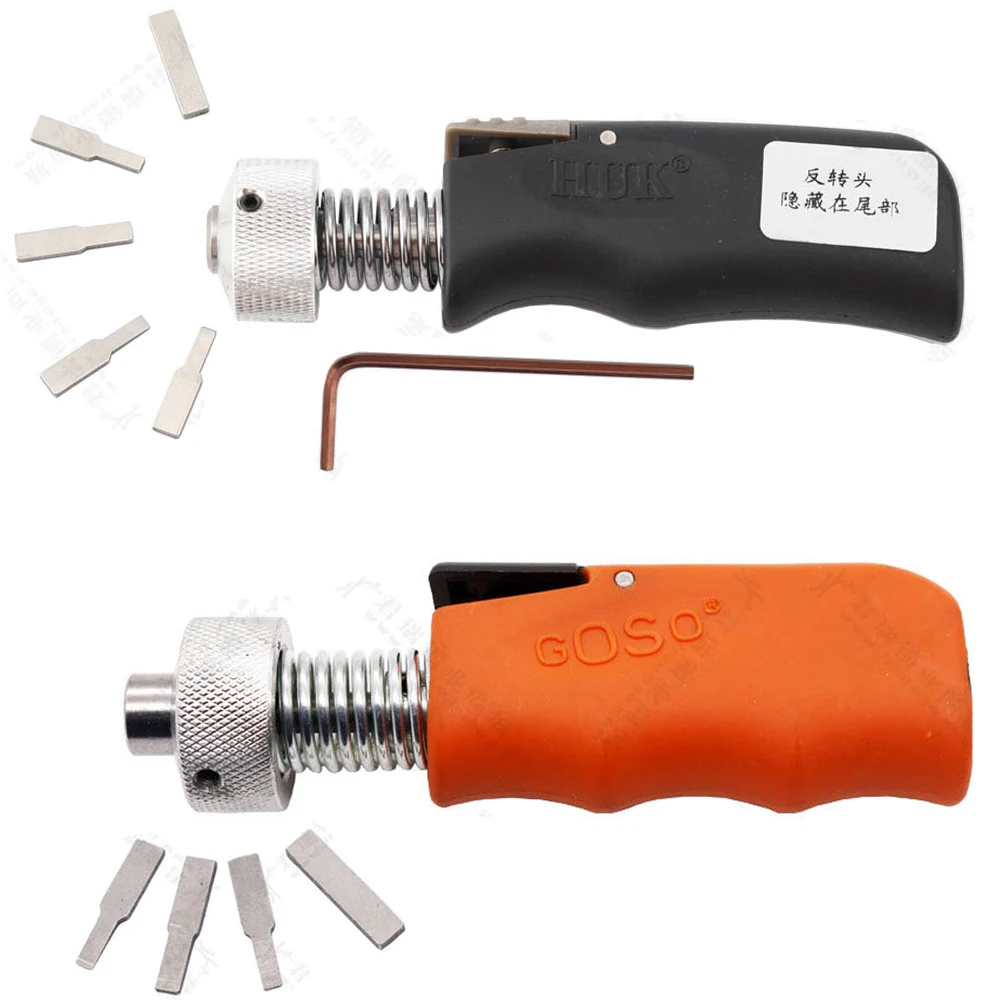 Huk Goso New Lock Plug Spinner Schnell pistole Dreh werkzeuge profession elle zivile Türschloss Ersatz Schlosser Image