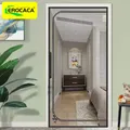 EROCACA-Porte Moustiquaire Renforcée Noire pour Chat Épaisse en Maille avec Fermeture Éclair