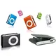 ZOMTOP NEUE Große Förderung Spiegel Tragbare MP3 Player Mini Clip MP3 Player Wasserdichte Sport Mp3