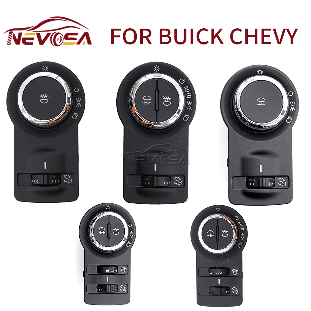 NEVOSA Für Chevrolet Cruze Aveo 2013-2016 Für Opel Astra Insignia Scheinwerfer Licht Nebel Lampe Schalter 13268707 13301752 13301749 Image