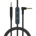 Jack per cuffie Mic cavo Audio 2.5mm Jack da 3.5mm cavo maschio a maschio cavo per cuffie cavo da 2.5mm a 3.5mm con controllo del Volume del microfono