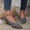 Scarpe a punta scarpe da donna Comfort scarpe da donna Fashions 2024 scarpe leopardate Zapato Mujer
