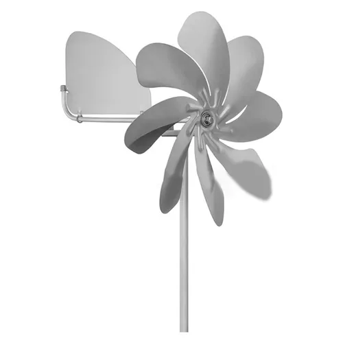 H55A Metall-Windmühlen-Dekorationen Windmühle Metall-Garten-Windräder Gartenstecker Windmühle