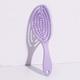 1pcs Purple Hallow Out Hair Brush Detangling Hair Comb For Men And Women Anti Static Hair Comb