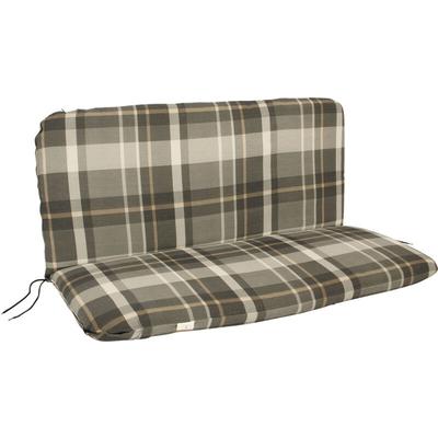 Auflage seattle für Bank 2-sitzer, grau/beige kariert Image