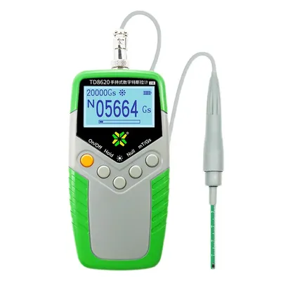 Permanent Magnet Gauss Meter Handheld Digital Tesla Meter Magnetic Flux Meter Surface Magnetic Field