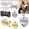 Dog ID Tag For Pet Collar Stainless Stee Accessories Personalized Puppy Cat Dog ID Tag Customized Pet Products Supplies