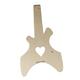Baoblaze Cutout Wooden Guitar Unfinished Guitar Toy Early Educational Learning Guitar Wood DIY Craft for Birthday Party Craft Projects, Love