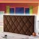 Headboard Covers for King Size Bed Pink Headboard Cover Single Double Bed Headboards All Inclusive Dustproof Single Double Queen Wooden/Leather Headboard,brown-160cm