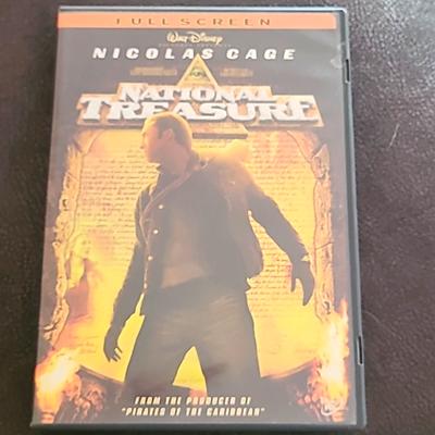 Disney Media | National Treasure Dvd Nicholas Cage Full Screen Euc | Color: Black/Yellow | Size: Os