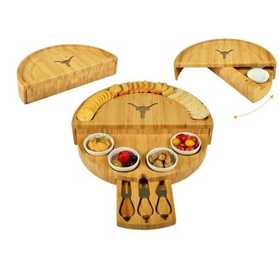 Texas Longhorns Bamboo Cheese, Charcuterie Board