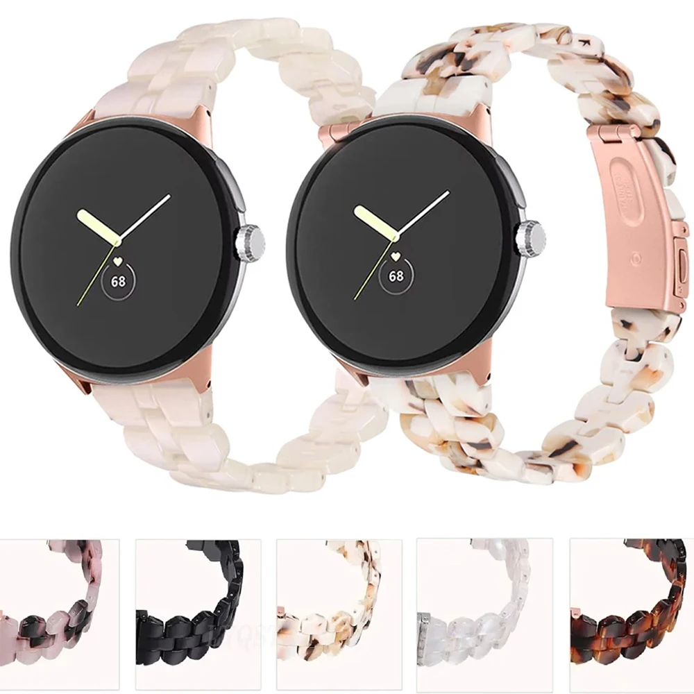 Harz Armband für Google Pixel Uhr 2 Frauen Armband wasserdichtes Armband für Google Pixel Uhr Correa bunte Bänder Zubehör Image