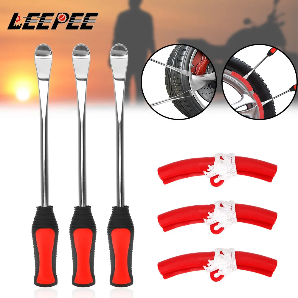 Fahrrad Motorrad Reifen wechsel hebel Auto Löffel Reifen Kit Wechsel hebel Werkzeuge Felgen schutz profession elle Reifen reparatur werkzeug Image