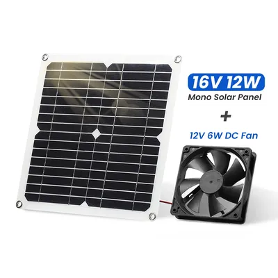 Sunyima 16v 12w 280*280mm Solar panel Abluft ventilator flexibler mono kristalliner tragbarer